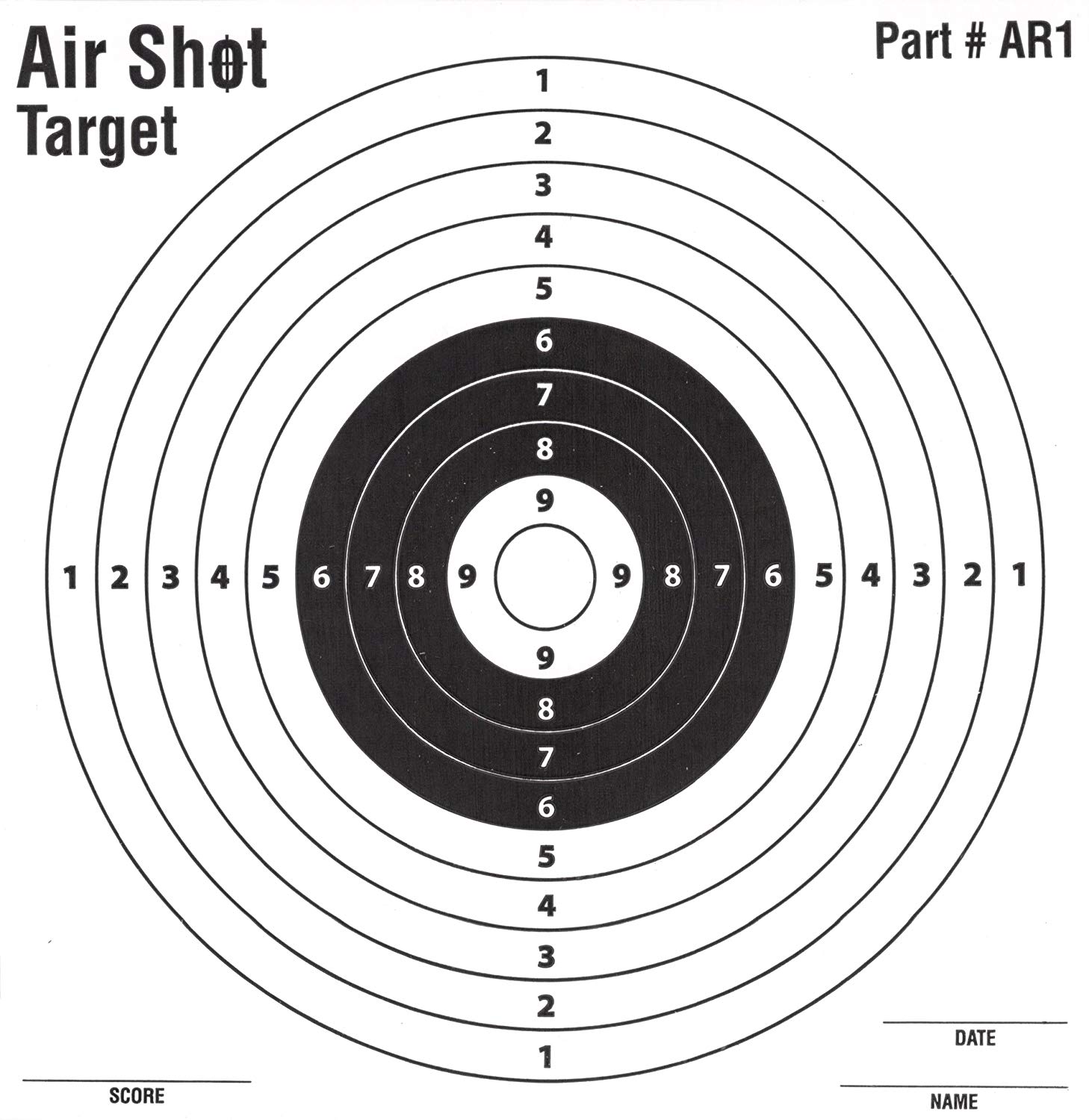 Air Gun Paper Targets